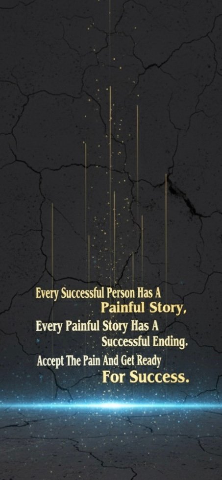 Pain to Success Motivation Wallpaper – Inspirational Quote HD Wallpaper